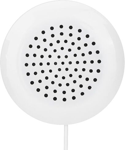 Portable DIY Pillow Speaker, White 3.5mm Mini Stereo Speaker, Mini Portable Line in Speakers with 2.4in Diameter and 0.6in Thickness for Mp3, Mp4, CD Players, Adjusting Volume by Phone in Saudi Arabia