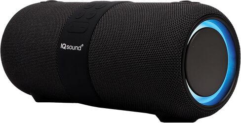 مكبر صوت بلوتوث محمول Supersonic IQ Sound IQ-2323BT مقاس 2 × 3 بوصات مزود بتقنية TWS والتحكم الصوتي وصوت واضح وأضواء RGB ومقاومة للماء وراديو FM ومدخلات USB/AUX - مثالي لأي حدث in Saudi Arabia