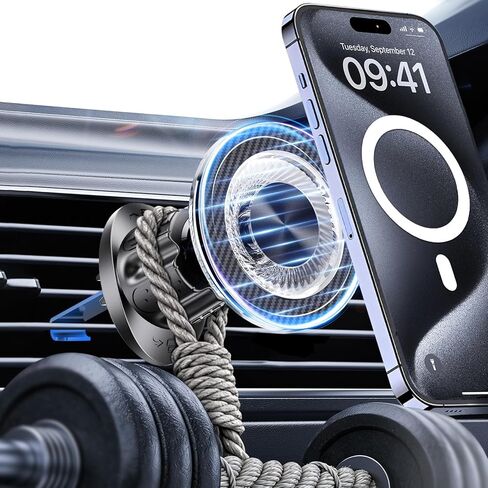 for MagSafe Car Mount,【22 N55 Super Magnets】Magnetic Phone Holder for Car Air Vent, HandsFree Cell Phone Mount Car Accessories for Men Women Compatible with iPhone 17 16 15 14 13 12 Pro Max in Kuwait