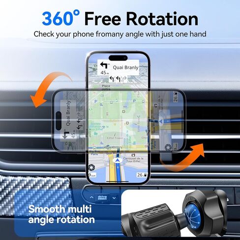 for MagSafe Car Mount,【22 N55 Super Magnets】Magnetic Phone Holder for Car Air Vent, HandsFree Cell Phone Mount Car Accessories for Men Women Compatible with iPhone 17 16 15 14 13 12 Pro Max in Kuwait