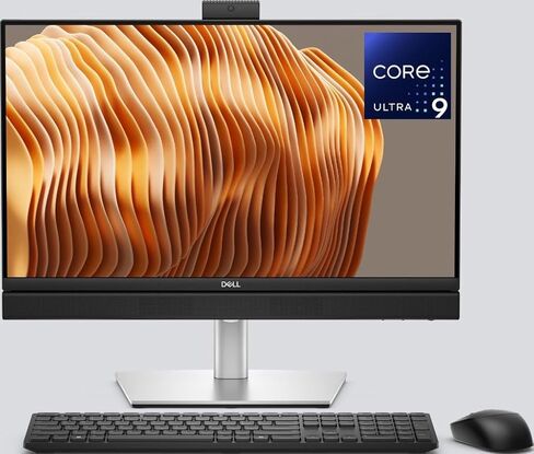Dell Pro 24 All-in-One Plus Desktop Computer, 23.8" FHD Display, Intel Core Ultra 9 285, 32GB RAM, 1TB NVMe SSD, Webcam, USB-C, HDMI, DisplayPort, Wi-Fi 6, Bluetooth, Windows 11 Pro in Saudi Arabia