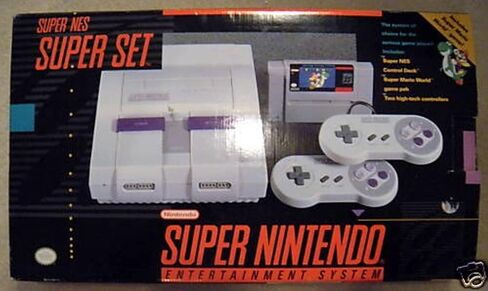 Super Nintendo (SNES) System with Super Mario World (Renewed) in Saudi Arabia