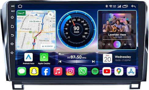 for Toyota Tundra 2007-2013 Sequoia 2008-2018 Radio Stereo Upgrade: Wireless CarPlay Android Auto, 10.2 Inch 1280x800 IPS Head Unit, Bluetooth 5.0 GPS WiFi6 FM SWC 2G+64G Android 15 in Saudi Arabia