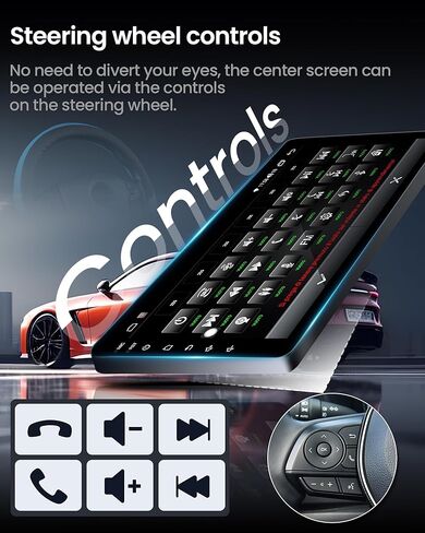for Toyota Tundra 2007-2013 Sequoia 2008-2018 Radio Stereo Upgrade: Wireless CarPlay Android Auto, 10.2 Inch 1280x800 IPS Head Unit, Bluetooth 5.0 GPS WiFi6 FM SWC 2G+64G Android 15 in Saudi Arabia
