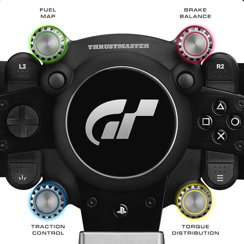 إضافة عجلة Thrustmaster GT، حافة عجلة Gran Turismo مرخصة رسميًا (متوافقة مع الكمبيوتر الشخصي وPlaystation) in Kuwait