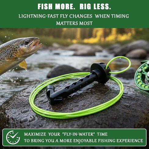 Magnetic Fly Threader – Easy Tippet Threader for Small Flies, Fly Tying & Rigging Accessory, Quick Precise Line Threading, Works with Most Hooks, Tippets & Fly Styles in Saudi Arabia