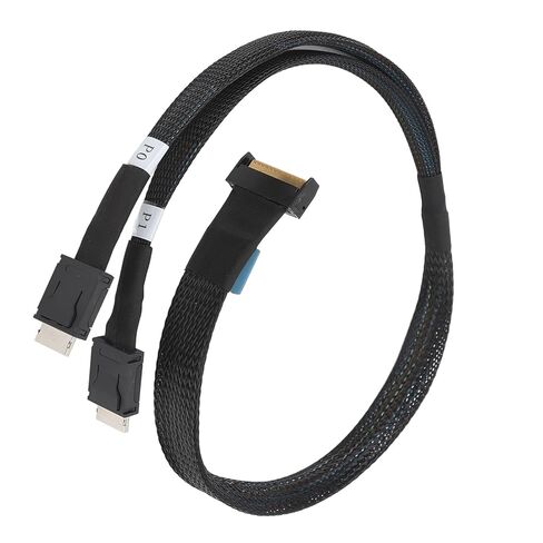 MCIO 8i to Oculink SFF 8611 4i Cable Wide Compatibility, 32 GTs Data Transfer for Server Network 19.7in Cord in Saudi Arabia