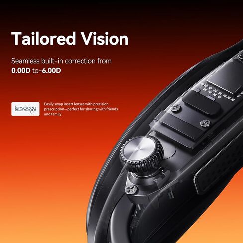 نظارات Rokid Max2 AR باللون الأسود، شاشة Micro-OLED مقاس 215 بوصة، مجال رؤية 50 درجة، سطوع 600 شمعة في المتر المربع، متوافقة مع الهواتف الذكية وأجهزة الكمبيوتر المحمولة التي تعمل بنظام Windows وأجهزة Ipad منذ عام 2020 in Kuwait