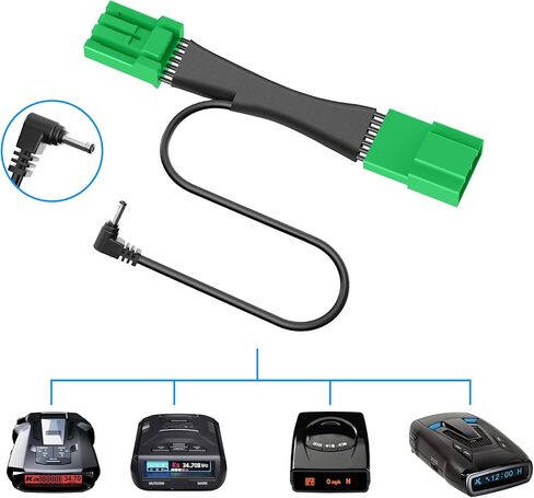 Radar Detector Power Adapter DC3.5 Plug (7Pin Type A) Compatible with Select Honda CRV,Civic,Accord,Acura ILX and More,Radar Detector Adapter Charging Cable,Easy Plug and Play,Clean Install in Saudi Arabia