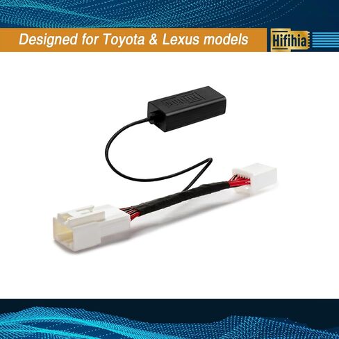 14-Pin Type Dash Cam Power Adapter Compatible with Toyota 2005-2015 Tacoma 2nd Gen, Tundra, Avalon, FJ Cruiser, Sequoia & Lexus GX460. Connects to Rearview Mirror Plug & Play. in Saudi Arabia