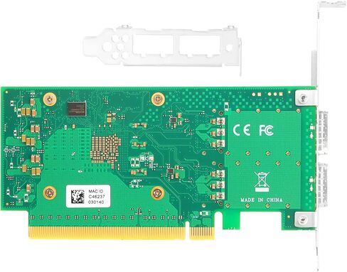 ثنائي المنفذ QSFP56 100GbE SmartNIC لـ Mellanox ConnectX-6 Dx بطاقة محول إيثرنت PCIe 4.0 x16 Zero-Touch RoCE يدعم Windows/Windows Server/Linux in Kuwait