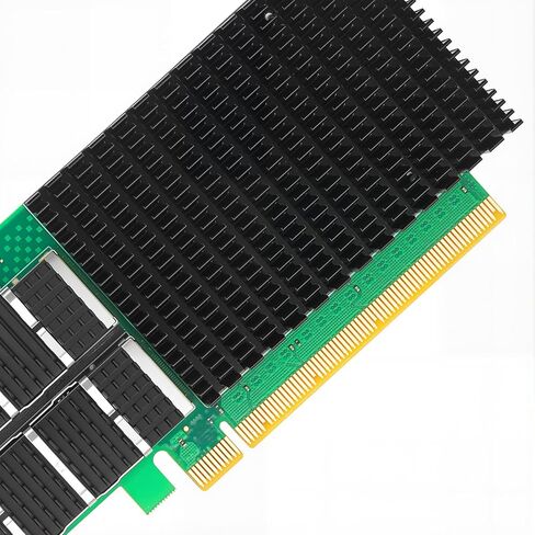 ثنائي المنفذ QSFP56 100GbE SmartNIC لـ Mellanox ConnectX-6 Dx بطاقة محول إيثرنت PCIe 4.0 x16 Zero-Touch RoCE يدعم Windows/Windows Server/Linux in Kuwait