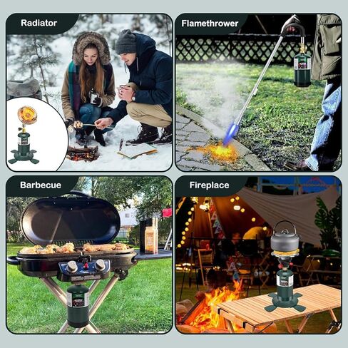BlueFire Pack of 4 Propane Replacement Fuel Camping Gas Cylinder 16.4 oz for Camping Stove Outdoor Backpack Mini Burner Heater in Saudi Arabia