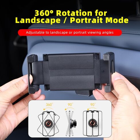 for BMW 5 Series X5 X6 X7 G05 G06 G60 G45 Tablet Holder Gravity Clamp ipad Car Holder Back Seat Road Trip Essentials (Gravity Clamp) in Saudi Arabia