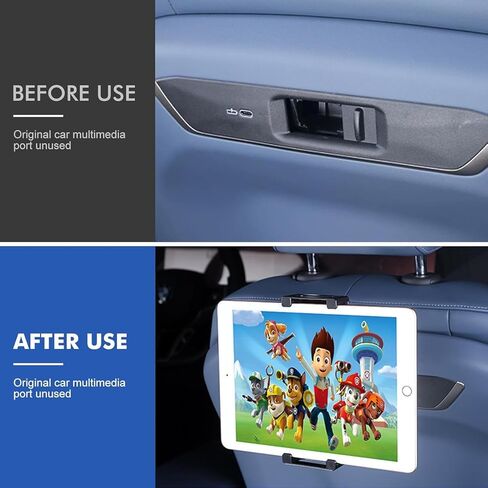 Car Headrest Tablet Holder for BMW X5 X6 G05 G06 G60 G45, Car Back Seat Mount, Gifts Road Trip Essentials for Kids, for 6-11" Device Like iPad Pro, Air, Mini, Galaxy Tab in Saudi Arabia