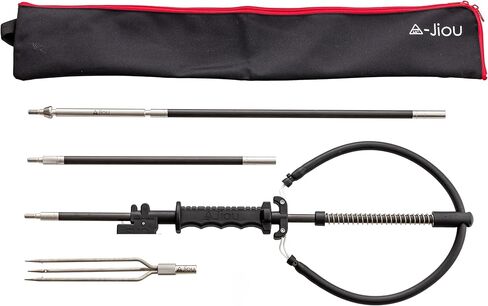 6' Carbon Fiber Pole Spear with Two-Stage EVO Trigger-Release Grip, 3-Prong Tip, and Travel Bag in Saudi Arabia