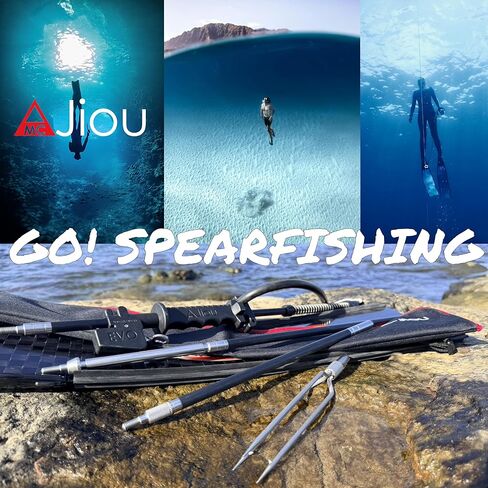 6' Carbon Fiber Pole Spear with Two-Stage EVO Trigger-Release Grip, 3-Prong Tip, and Travel Bag in Saudi Arabia