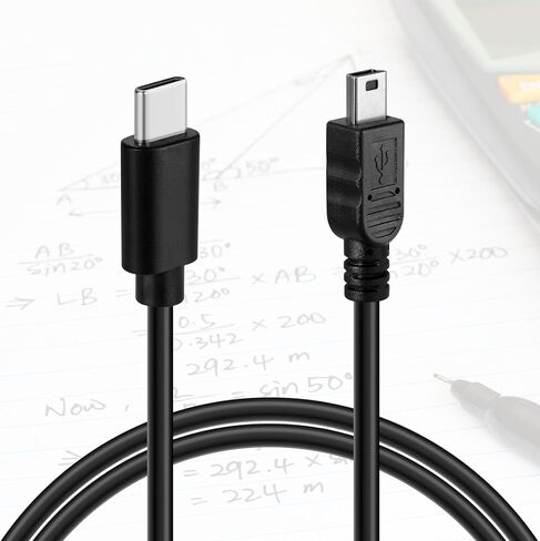 كابل شحن USB صغير إلى USB-C لمبدعي Logitech Blue Yeti USB ميكروفون، Garmin GPS، وحدة تحكم PlayStation 3، آلة حاسبة رسومية TI-84 Plus CE، كاميرا، كاميرا داش، MP3 والمزيد in Saudi Arabia