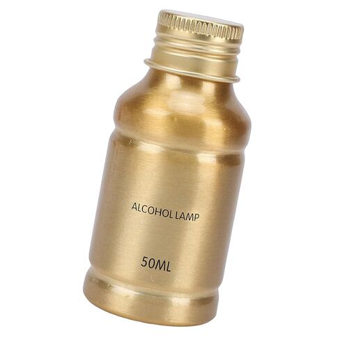 banapoy Alcohol Lamp, 50ml Portable Aluminum Alloy Alcohol Lamp with Sealed Design and Lid, Rustproof Metal Case for Outdoor Hiking Laboratory Camping Picnic in Saudi Arabia