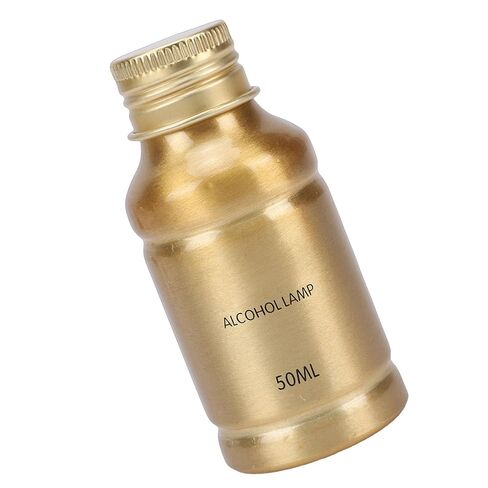 banapoy Alcohol Lamp, 50ml Portable Aluminum Alloy Alcohol Lamp with Sealed Design and Lid, Rustproof Metal Case for Outdoor Hiking Laboratory Camping Picnic in Saudi Arabia