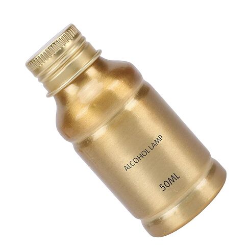 banapoy Alcohol Lamp, 50ml Portable Aluminum Alloy Alcohol Lamp with Sealed Design and Lid, Rustproof Metal Case for Outdoor Hiking Laboratory Camping Picnic in Saudi Arabia
