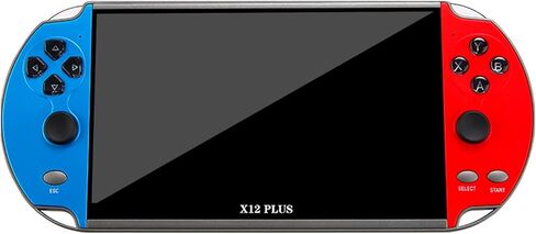 X12 Plus Video Game Console 7 Inch Built-in 1000 Games 16GB Game Controller Dual Handheld Controller Spupport AV Output TF Card Music E-Book in Saudi Arabia