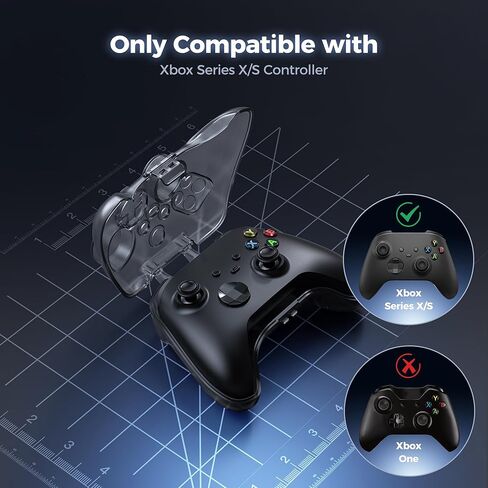 NEWDERY Protective Travel Case Compatible with Xbox Series X/S Controller 1:1 Fit Hard PC Shell, Joystick Protection, Dustproof & Shockproof Compact Storage in Saudi Arabia