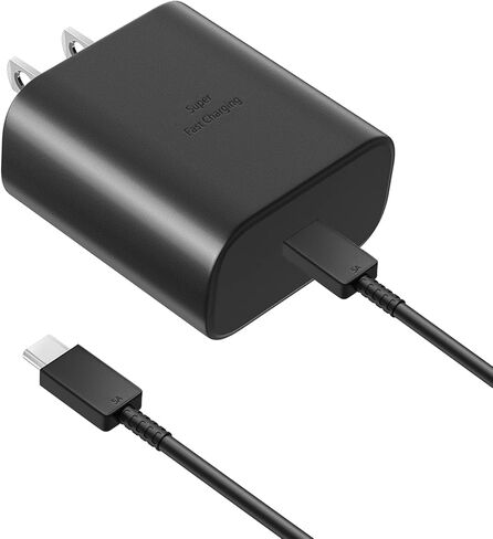 45W Super Fast Charger USB Type C Charger Cord 6.6FT with Android Phone Charger Fast Charging Block for Samsung Galaxy S26/S26 Ultra/S26+/S25/S25 Ultra/S25+/S24/S23/S22/S20/S21/Note 20/Note 10, Black in Saudi Arabia