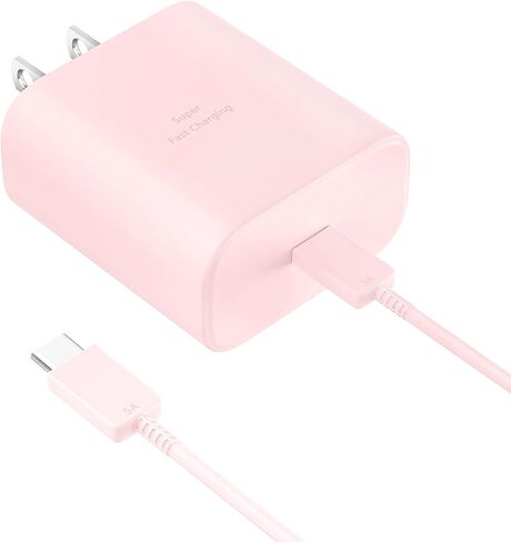 45W Super Fast Charger USB Type C Charger Cord 6.6FT with Android Phone Charger Fast Charging Block for Samsung Galaxy S26/S26 Ultra/S26+/S25/S25 Ultra/S25+/S24/S23/S22/S20/S21/Note 20/Note 10, Black in Saudi Arabia