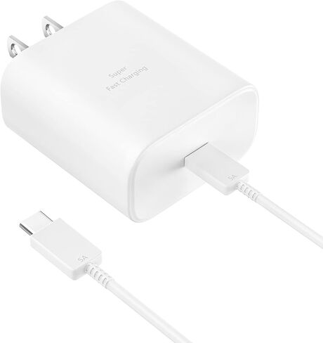 45W Super Fast Charger USB Type C Charger Cord 6.6FT with Android Phone Charger Fast Charging Block for Samsung Galaxy S26/S26 Ultra/S26+/S25/S25 Ultra/S25+/S24/S23/S22/S20/S21/Note 20/Note 10, Black in Saudi Arabia