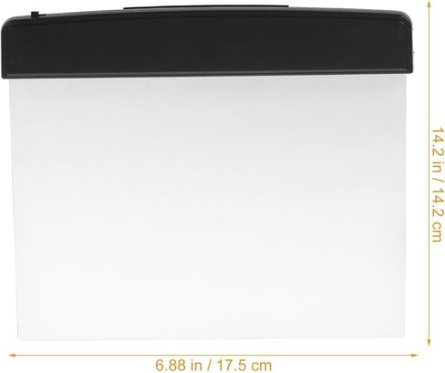 DOITOOL LED Panel Reading Light Flat Book Light Eye Protection Clip-on Lamp for Night Reading and Studying in Bed, Black in Saudi Arabia
