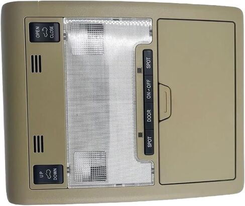 Front Reading Light Indoor Light Headlight Reading Lignt For Toyota For Land Cruiser LC200 2008-2018 Roof Reading Light Dark Beige in Saudi Arabia