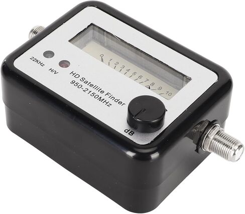 Digital Satellite Signal Meter, Mini Satellite Finder with LCD Display, Meter with LNB Connector, 950-2150MHz Range 13-18V DC in Saudi Arabia