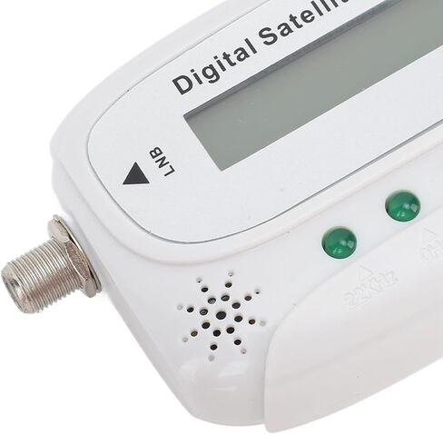 Asixxsix Satellite Signal Finder, Mini Size Accurate Universal Satellite Signal Meter TV Strength Meter with Compass and Audio LCD Display for in Saudi Arabia