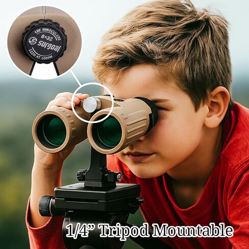 8x32 Laser Rangefinder Binoculars 3000 Yards, OLED Red Display, Angle Compensated, IPX4 Waterproof Hunting Range Finder with 1/4" Thread for Tripod Mount in Saudi Arabia