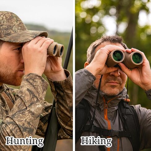 8x32 Laser Rangefinder Binoculars 3000 Yards, OLED Red Display, Angle Compensated, IPX4 Waterproof Hunting Range Finder with 1/4" Thread for Tripod Mount in Saudi Arabia