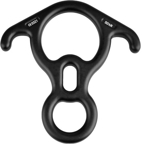 YAPJEB Figure 8 Descender, 35KN 50kN Rescue Figure Belay Device Belaying and Rappelling Gear Descender Rigging for Climbing Rescue, Heavy Duty Belay Device, Downhill Equipment in Saudi Arabia
