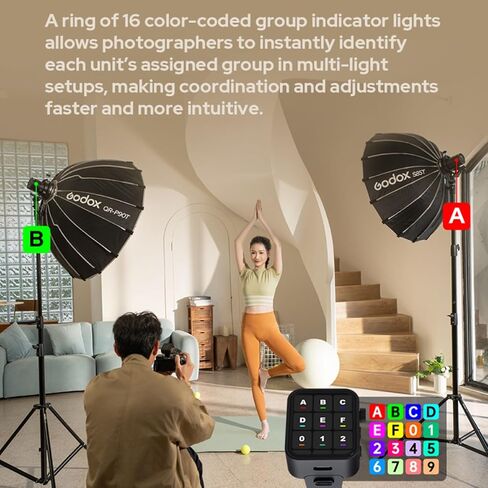Godox AD100 Pro II AD100Pro II 100Ws Flash, with X3 S Trigger, 490 Full Power Flashes, 0.01-1.5s Recycling, 2W LED Model Light, 1/8000s HSS, 2.4G Wireless, Pocket Flash Strobe for DSLR Cameras in Saudi Arabia