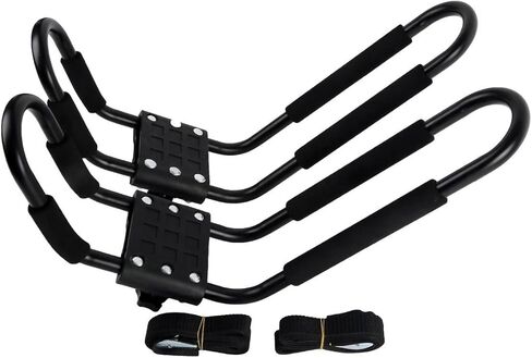XMT-MOTO J-Bar 2 Pairs Universal Kayak Canoe Top Mount Carrier Roof Rack Boat SUV Van Car in Saudi Arabia