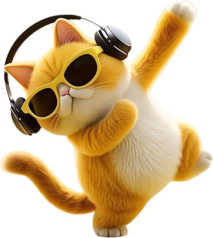 2pcs Acrylic Cool Dancing Cat Cable Protector, Type-C Compatible, Anti-Break Data Cable Cover, Beautiful and Durable Charging Cable Protective Case, Perfectly Ideal in Saudi Arabia
