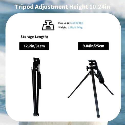 25-75x80 Compact Spotting Scope Ultra Bright HD Lens Waterproof Frogproof Nitrogen Filled with Phone Adapter Tripod for Target Shooting, Hunting, Bird Watching, Wildlife Viewing in Saudi Arabia