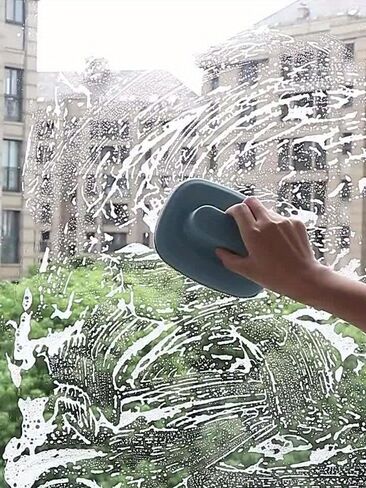1pc Multi-Functional Mesh Screen Cleaning Brush Portable Durable Plastic Handle Window Sofa Wall Carpet Universal Cleaning Tool, Gray in Saudi Arabia