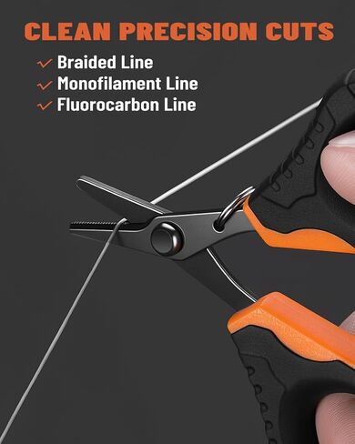 5Pcs Fishing Tool Kit, Corrosion Resistant Fishing Pliers with Lanyard, Floating Fish Lip Gripper, Braid Scissors, Fishing Gear Set, Ideal Fishing Accessories & Gifts for Men, Fishermen in Saudi Arabia