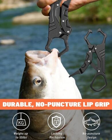 5Pcs Fishing Tool Kit, Corrosion Resistant Fishing Pliers with Lanyard, Floating Fish Lip Gripper, Braid Scissors, Fishing Gear Set, Ideal Fishing Accessories & Gifts for Men, Fishermen in Saudi Arabia