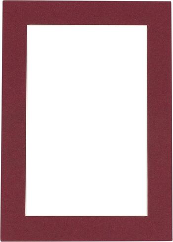 14x18 Mat Bevel Cut for 12x15 Photos - Acid Free Brick Red Precut Matboard - For Pictures, Photos, Framing - 4-ply Thickness in Saudi Arabia