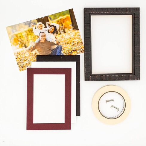 14x18 Mat Bevel Cut for 12x15 Photos - Acid Free Brick Red Precut Matboard - For Pictures, Photos, Framing - 4-ply Thickness in Saudi Arabia