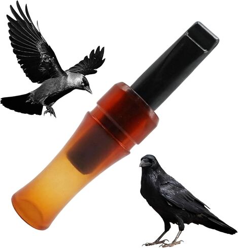 Crow Caller to Attract Crows, Professional Crow Caller Whistle for Hunting and Birdwatching, Realistic Crow Call with Durable PP Material for Outdoor Wildlife Observation and Survival Training in Saudi Arabia