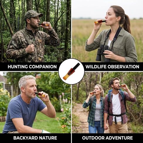 Crow Caller to Attract Crows, Professional Crow Caller Whistle for Hunting and Birdwatching, Realistic Crow Call with Durable PP Material for Outdoor Wildlife Observation and Survival Training in Saudi Arabia