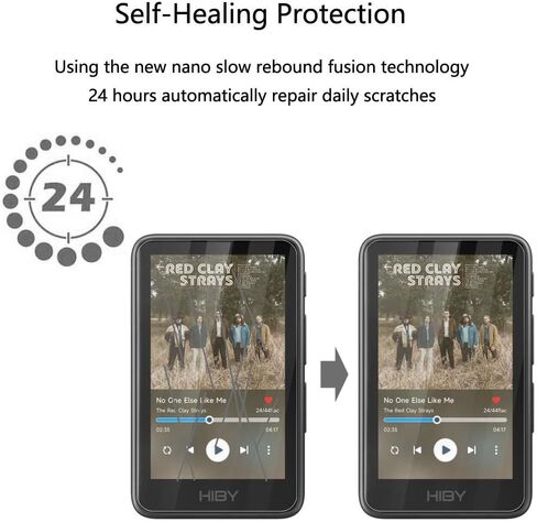 واقي شاشة مشغل MP3 HiBy R1 HiFi، [عبوتان] طبقة TPU ناعمة وشفافة عالية الدقة [مضادة لبصمات الأصابع] [مضادة للخدش] [خالية من الفقاعات] [صديقة للحافظة] متوافقة مع مشغل الموسيقى HiBy R1 (3 بوصات) in Kuwait