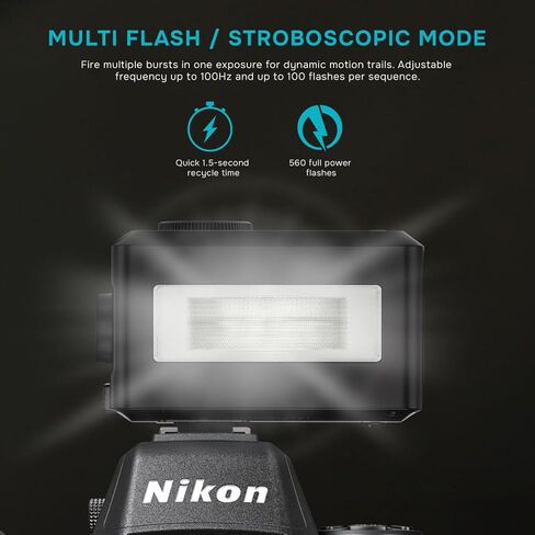 فلاش بوينت iT30Pro R2 TTL فلاش iFlash المحمول لكاميرا نيكون (أسود)، Godox N in Kuwait